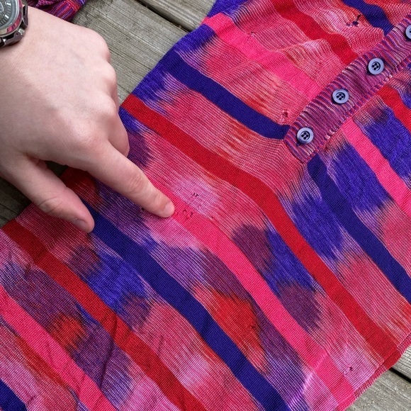 Vintage 90s Missoni Button Up Abstract Dress - Picture 6 of 9